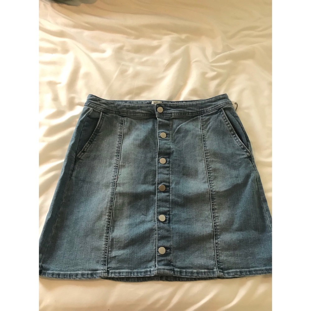 A New Day Button-up  Skirt